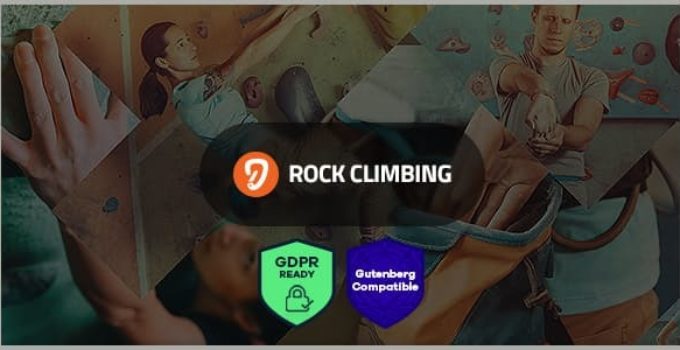 Rock & Wall Climbing / Sport Club WordPress Theme