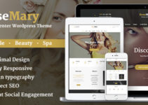 RoseMary - A Refined Hair, Beauty & Spa Salon Wordpress Theme
