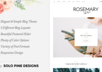 Rosemary - A Responsive WordPress Blog Theme