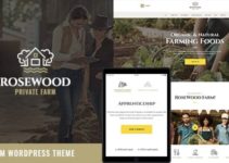 Rosewood | Organic Farming WordPress Theme