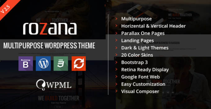 Rozana - Responsive MultiPurpose WordPress Theme