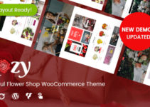 Rozy - Flower Shop WordPress WooCommerce Theme (4+ Indexes + Mobile Layouts Ready)