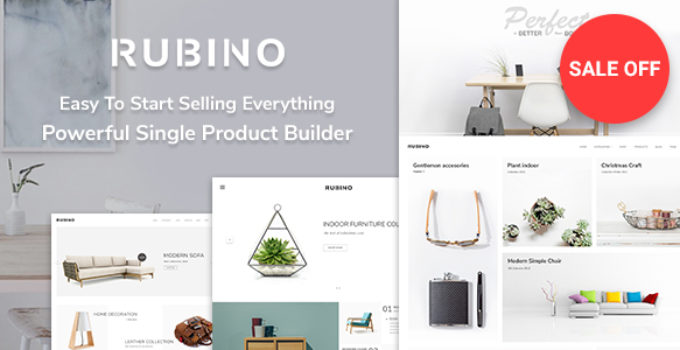 Rubino - Minimal & Creative WooCommerce Theme