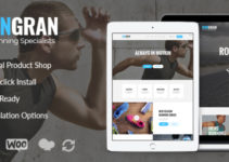Run Gran | Sports Apparel & Gear Store WordPress Theme