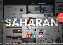 SAHARAN - Responsive WordPress Theme