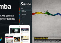 Samba - Colored WordPress Theme