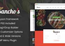 Sancho's - Mexican Restaurant WordPress Theme