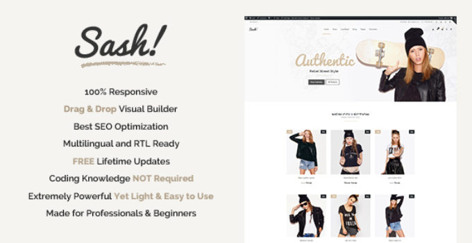 Sash - Fashion WooCommerce theme