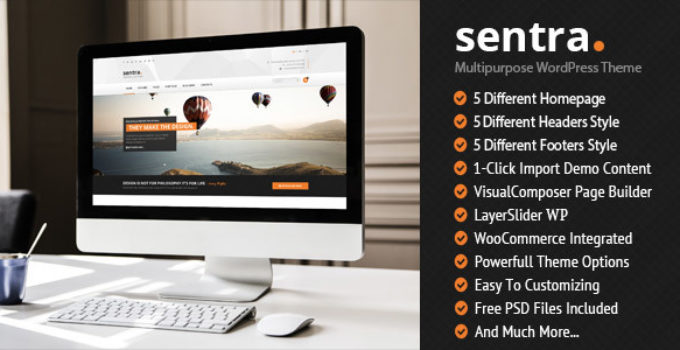 Sentra - Corporate Multipurpose WordPress Theme