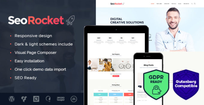 Seo Rocket | SEO & Marketing WordPress Theme