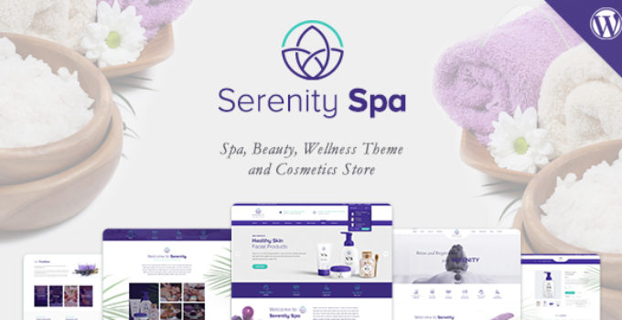 Serenity Spa & Beauty | Responsive WordPress Theme