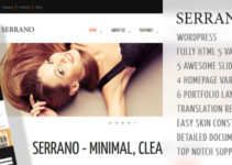 Serrano - Corporate Creative WordPress HTML 5 Theme