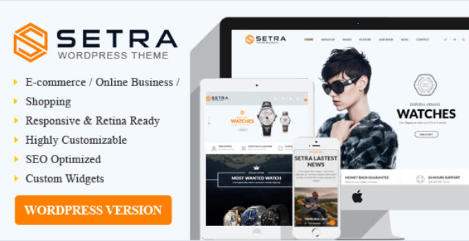 Setra WooCommerce WordPress Theme