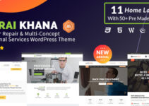 Sharai Khana - Computer Repair & Multi-Concept Professional Services WordPress Theme