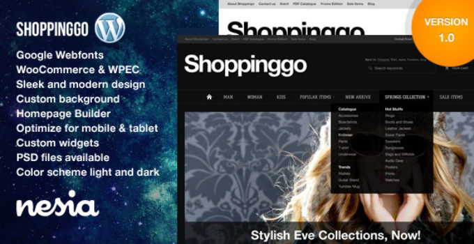 Shoppinggo - WordPress eCommerce Theme