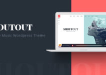 ShoutOut - A Clean WordPress Music Theme