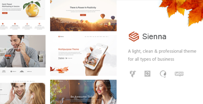 Sienna - Professional All-Purpose Business Theme