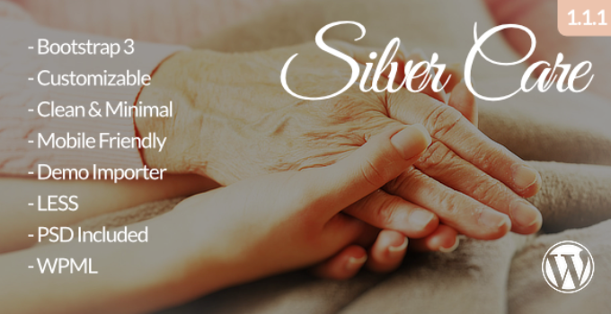 Silver Care - Senior Care / Retirement Home WordPress Theme