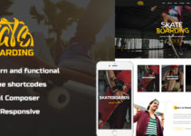Skateboarding Community & Store WordPress Theme