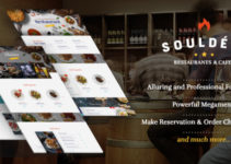 Souldeli - Exquisite Restaurant & Cafe WordPress Theme