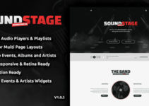 Sound Stage - A Professional WordPress Theme for Music & Bands