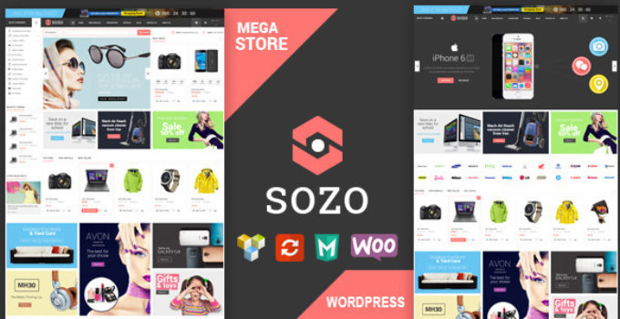 SOZO - Full Screen Mega Shop Theme