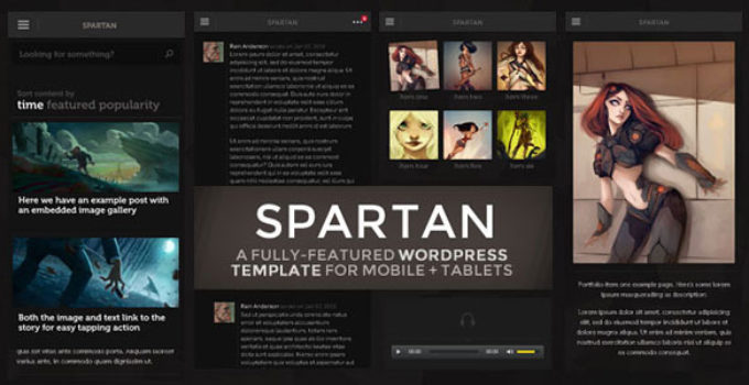 Spartan: A Fully-featured theme for Mobile+Tablets