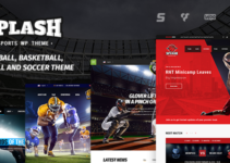Splash Sport - WordPress Sports Theme for Basketball, Football, Soccer and Baseball Clubs