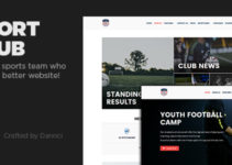 Sport Club - A WP Theme For Your Small, Local Team