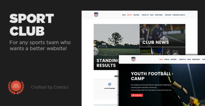 Sport Club - A WP Theme For Your Small, Local Team