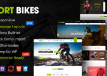 Sportbikes - Sports and Fitness Store WooCommerce WordPress Theme