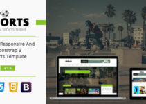 Sports Cup - Bootstrap 3 Sporting WordPress Theme