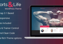 Sports & Life - Gym and Fitness WordPress Theme