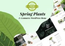 Spring Plants - Gardening & Houseplants WordPress Theme