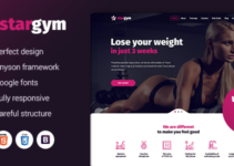Stargym - Gym Trainer, Fitness Club and Gym WordPress Theme