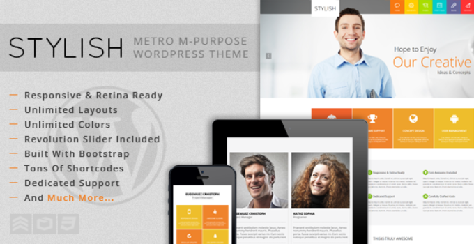 STYLISH - Metro Multi-Purpose WordPress Theme