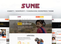 SUNE - Charity / Nonprofit / Fundraising WordPress Theme