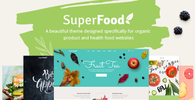 Superfood - Organic Food and Healthy Food Products Theme