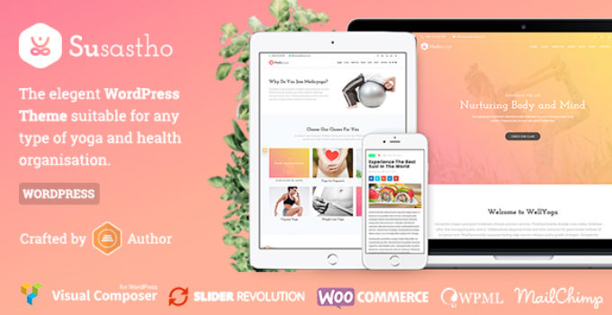Susastho - Health and Yoga WordPress Theme