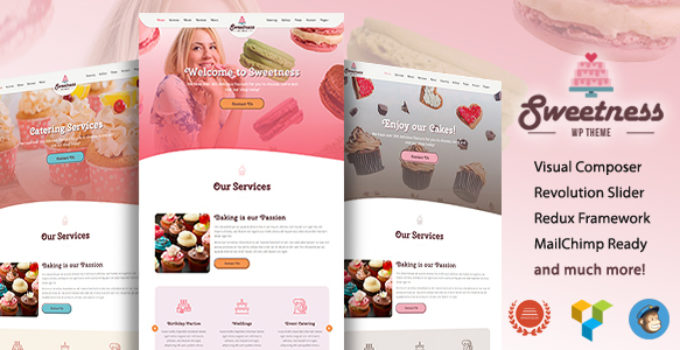 Sweetness - One Page WordPress Theme