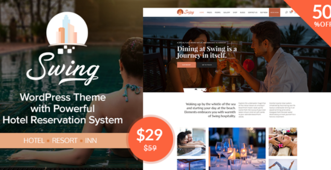 Swing - Resort and Hotel WordPress Theme