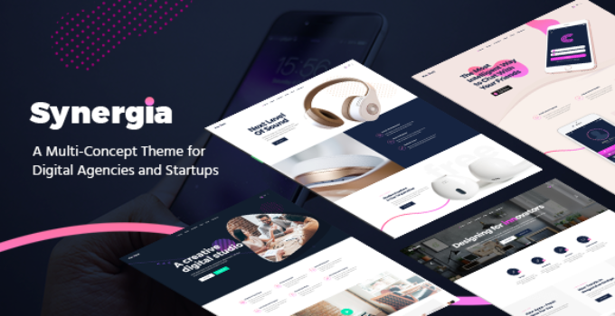 Synergia - Multi-Concept Theme for Digital Agencies and Startups