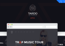 TARDO - DJ Producer Band Musician WordPress Theme
