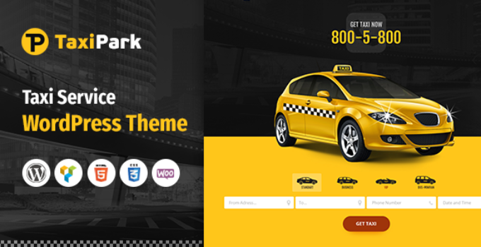 Taxi Park - Taxi Cab Service Company WordPress Theme