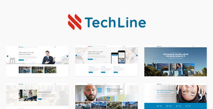 TechLine - Web services and business theme