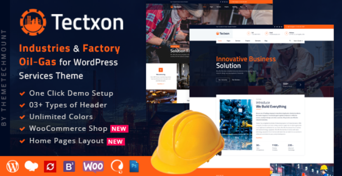 Tectxon - Industry & Factory WordPress Theme