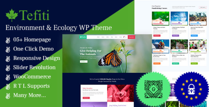 Tefiti- Environment & Ecology WordPress Theme