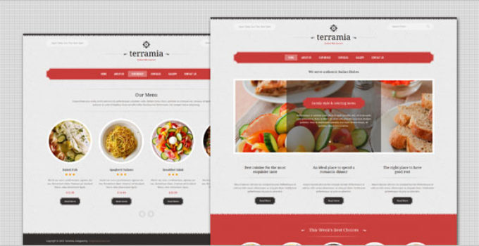 Terramia - Classic Restaurant WordPress Theme
