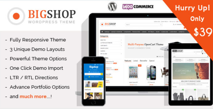 The Bigshop - WooCommerce WordPress Theme!