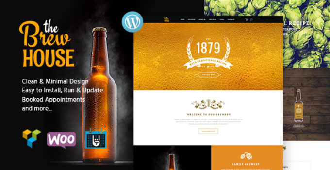 The Brew House | Brewery / Pub / Restaurant WordPress Theme